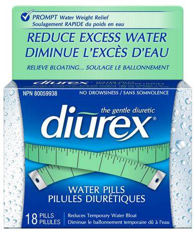 Expires May 2026 Clearance Diurex Water Pills 18 Tablets