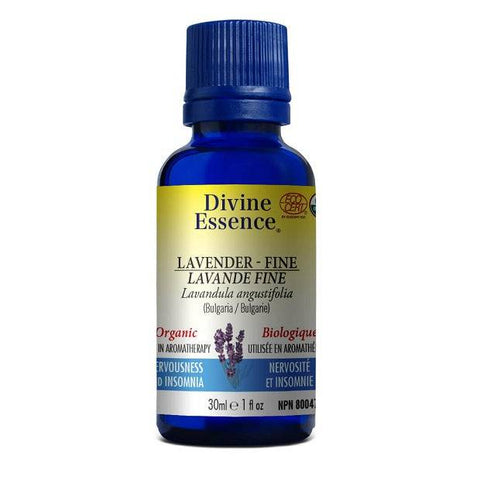 Divine Essence Lavender Fine Organic Oil - YesWellness.com