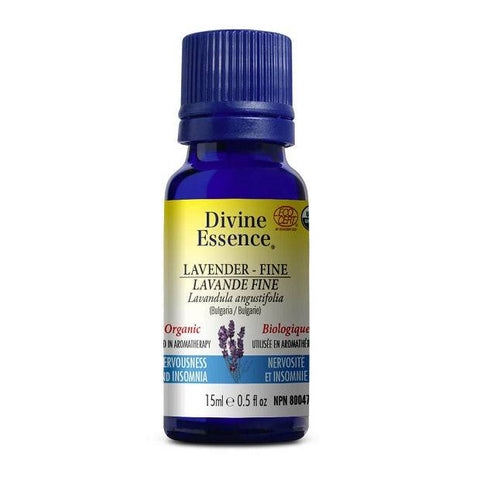 Divine Essence Lavender Fine Organic Oil - YesWellness.com