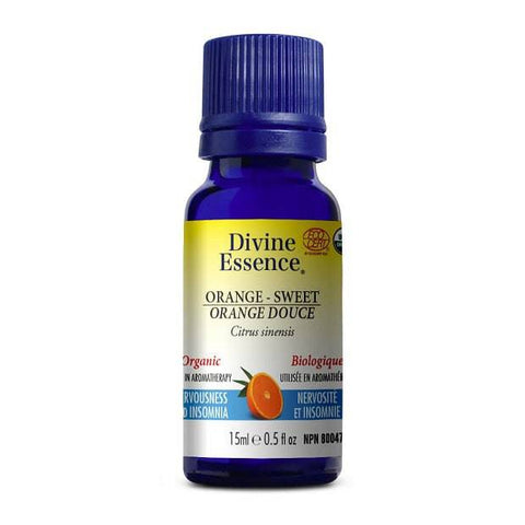 Divine Essence Orange Sweet Organic Oil - YesWellness.com
