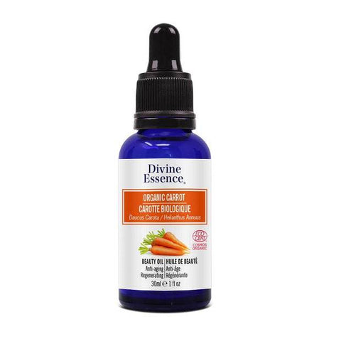 Divine Essence Organic Carrot Beauty Oil 30mL - YesWellness.com