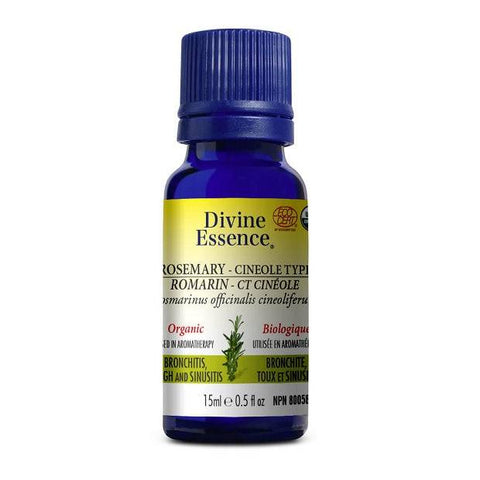 Divine Essence Rosemary - Cineole Type Organic 15mL - YesWellness.com