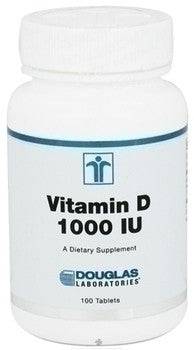 Douglas Laboratories Vitamin D 100 tablets - YesWellness.com