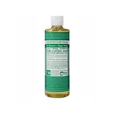 Dr. Bronner's 18-IN-1 Hemp Almond Pure-Castile Liquid Soap - YesWellness.com