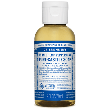 Dr. Bronner's 18-IN-1 Peppermint Pure-Castile Soap - YesWellness.com