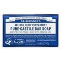 Dr. Bronner's Pure-Castile Bar Soap Peppermint 140g - YesWellness.com