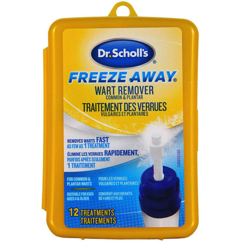 Dr. Scholl's Freeze Away Wart Remover 12 Treatments - YesWellness.com