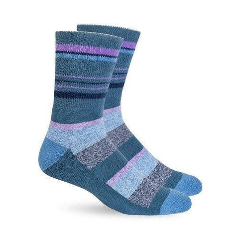 Dr. Segal's  Diabetic Socks Dusk Blue Stripes - YesWellness.com