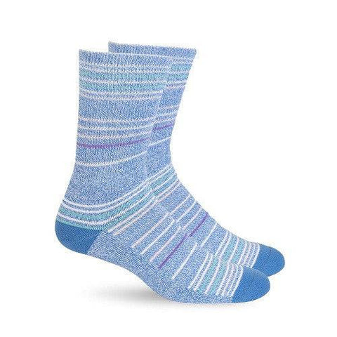 Dr. Segal's  Diabetic Socks Sky Blue Stripes - YesWellness.com