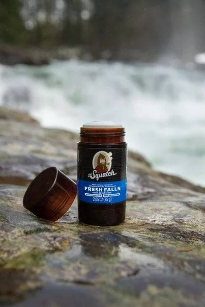 Dr. Squatch Men's Natural Deodorant Fresh Falls 2.65oz (75g) - YesWellness.com