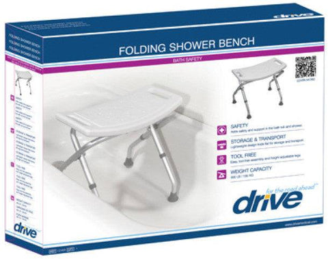 Drive Medical Folding Shower Bench - YesWellness.com