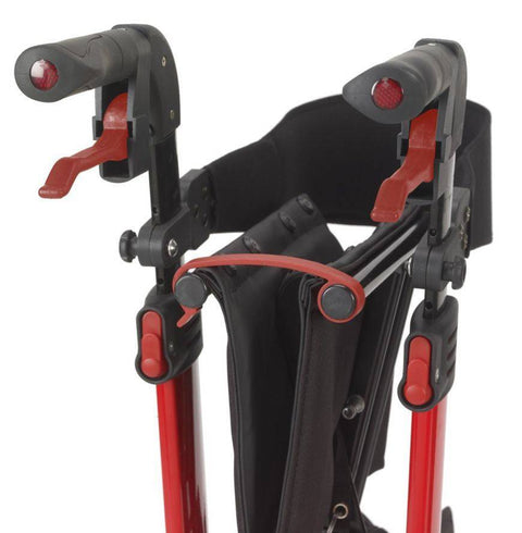 Drive Medical Nitro Rollator 10" Casters Red - YesWellness.com