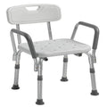 Drive Medical Shower Chair with Back and Padded Arms - YesWellness.com