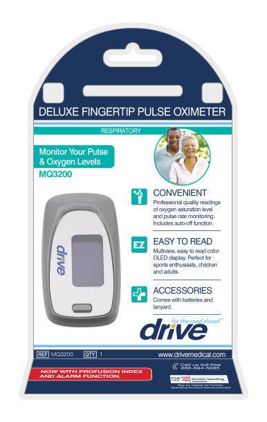 Drive Medical SpO2 Deluxe Pulse Oximeter - YesWellness.com