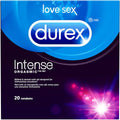Durex Intense Orgasmic Ribbed & Dotted Stimulating Gel Condoms - YesWellness.com
