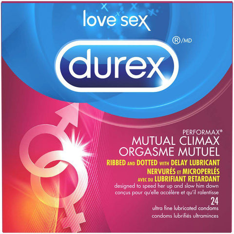 Durex Performax Mutual Climax Lubricated Condoms - YesWellness.com