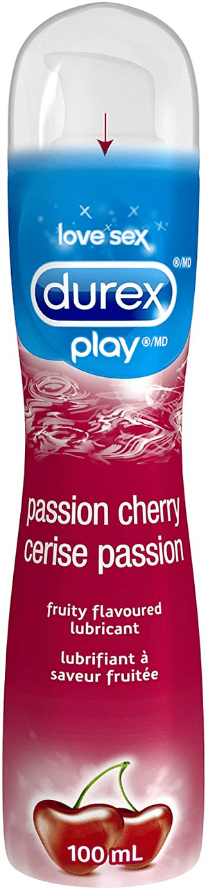 Durex Play Passion Cherry Fruity Flavoured Lubricant 100mL - YesWellness.com