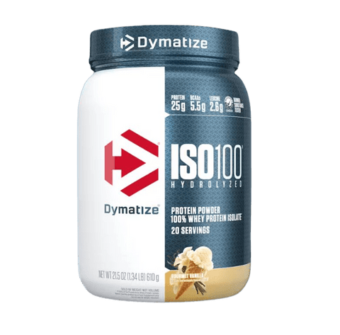 Dymatize Nutrition ISO 100 Hydrolyzed Whey Protein Isolate Gourmet Vanilla - YesWellness.com