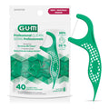 GUM Professional Clean Flosser Picks Fresh Mint 40 Counts