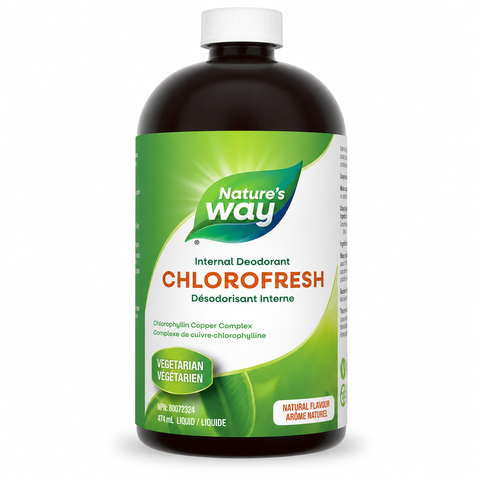 Nature's Way Internal Deodorant Chlorofresh Chlorophyllin Copper Complex Liquid 474mL