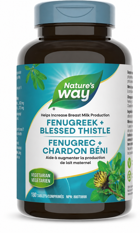 Nature's Way Fenugreek + Blessed Thistle 180 Tablets