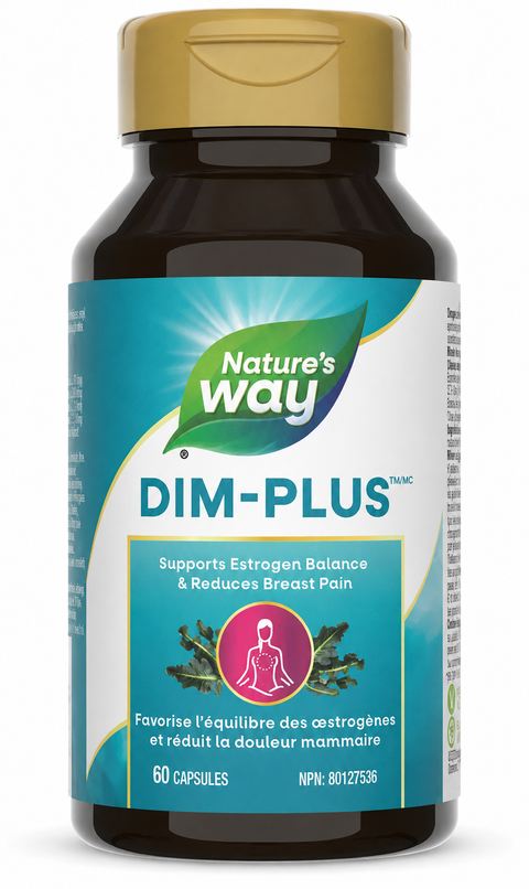 Nature's Way DIM-plus Diindolylmethane - Estrogen balance & breast health 60 Capsules