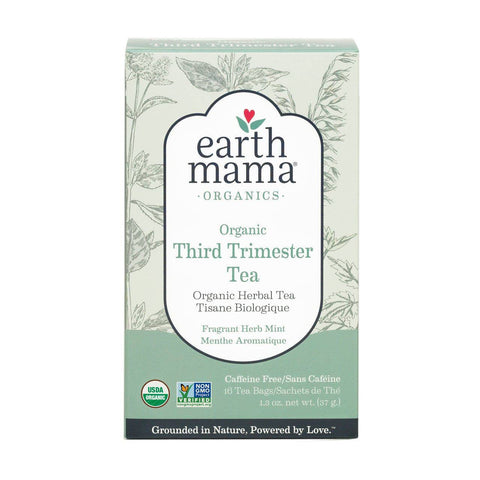 Earth Mama Organics 100% Organic Third Trimester Tea - 16 Tea Bags - YesWellness.com