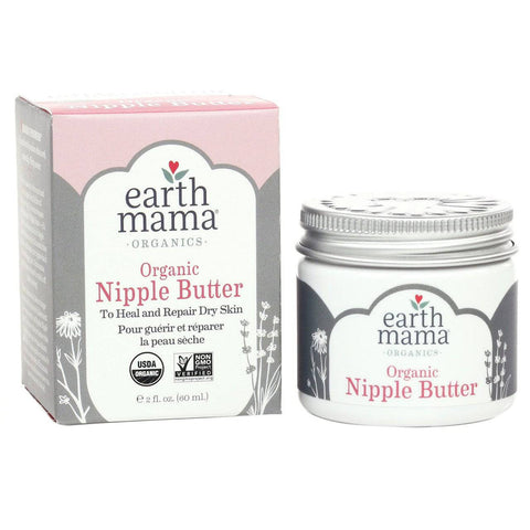 Earth Mama Organics Organic Nipple Butter 60 ml - YesWellness.com