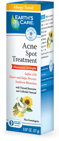 Earth's Care Acne Spot Treatment 10% Sulfur 27 grams / 0.96 oz - YesWellness.com