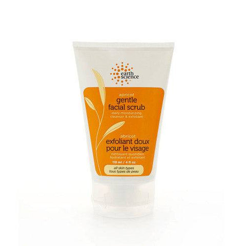 Earth Science Naturals Apricot Gentle Facial Scrub 118 ml - YesWellness.com