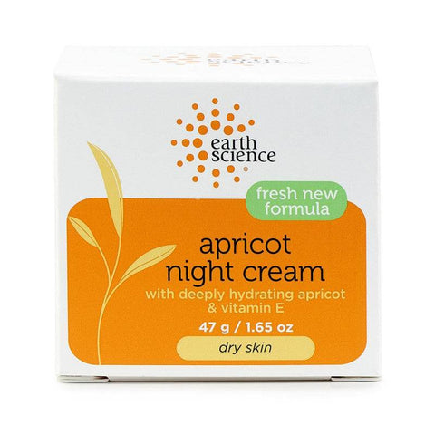 Earth Science Naturals Apricot Night Cream 47 grams - YesWellness.com