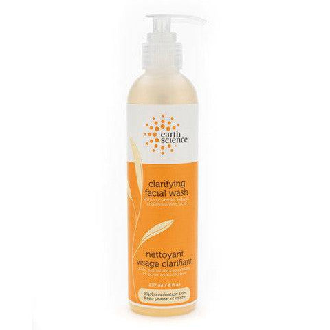 Expires July 2024 Clearance Earth Science Naturals Clarifying Facial Wash 237mL - YesWellness.com