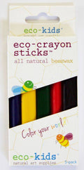 Eco-Kids Eco-Crayon Sticks 5 Pack - YesWellness.com