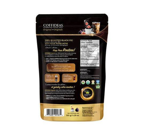 Ecoideas COFFIDEAS Original 100% Roasted Black Fig 150g - YesWellness.com
