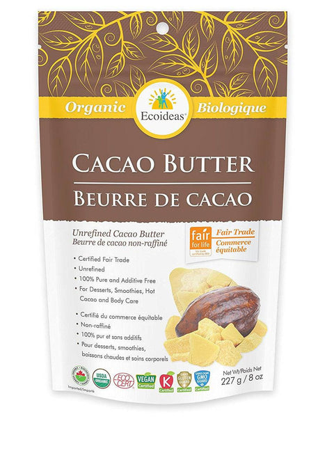 Ecoideas Organic Cacao Butter - YesWellness.com