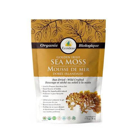 Ecoideas Organic Golden Irish Sea Moss - YesWellness.com