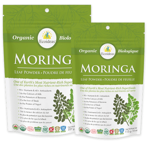 Ecoideas Organic Moringa Powder - YesWellness.com