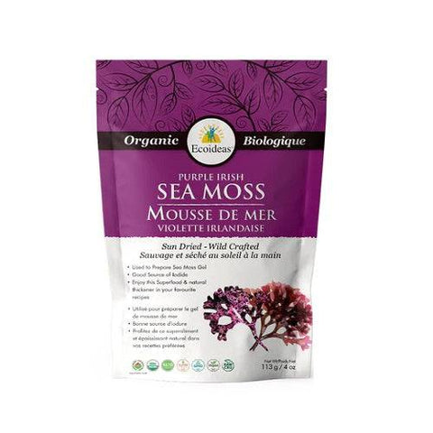 Expires May 2026 Clearance Ecoideas Organic Purple Irish Sea Moss 118g