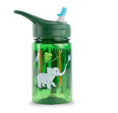 EcoVessel Splash Kids Water Bottle - Jungle 355mL - YesWellness.com