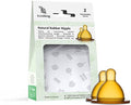 EcoViking Natural Rubber Nipple - Wide Neck Round (2-Pack) - YesWellness.com