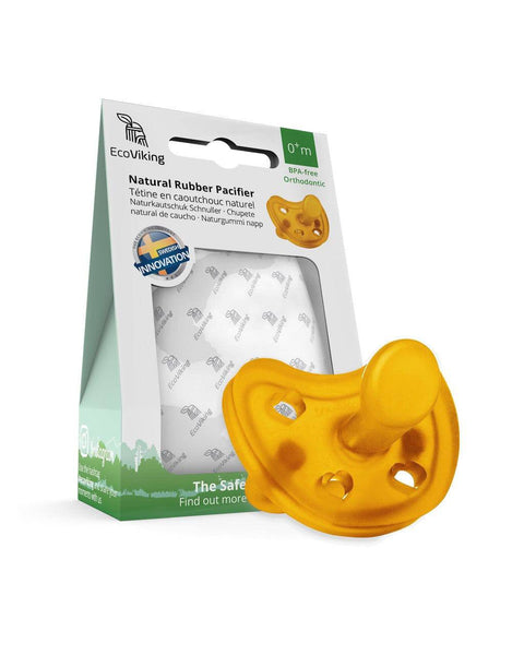 EcoViking Natural Rubber Pacifier - Orthodontic - YesWellness.com