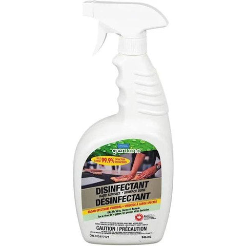 Effeclean Genuine Eco Products Hard Surface Disinfectant Combo Pack (946mL Spray Bottle + 4L Refill) - YesWellness.com