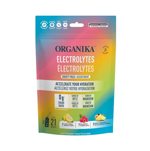 Organika Electrolytes Variety Pack 3.5g x 21 Sachets