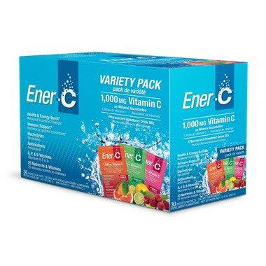 Ener-Life Ener-C 1000mg Vitamin C Variety Pack 30 packets - YesWellness.com