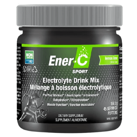 Expires March 2026 Clearance Ener-Life Ener-C Sport Electrolyte Drink Mix Lemon Lime - 166.5g