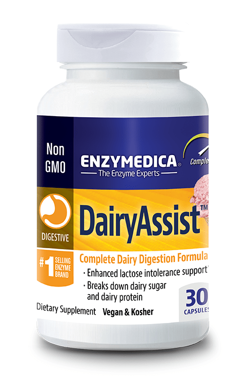 Enzymedica Dairy Assist 30 capsules - YesWellness.com