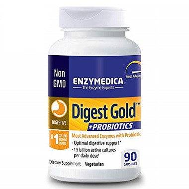 Expires March 2026 Clearance Enzymedica Digest Gold with Probiotics 90 Capsules