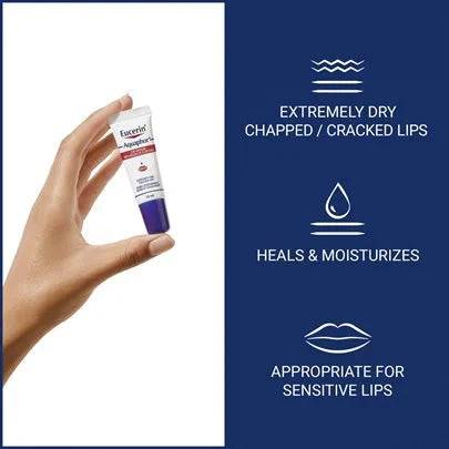 Eucerin Aquaphor Lip Repair Healing Ointment 10mL - Features