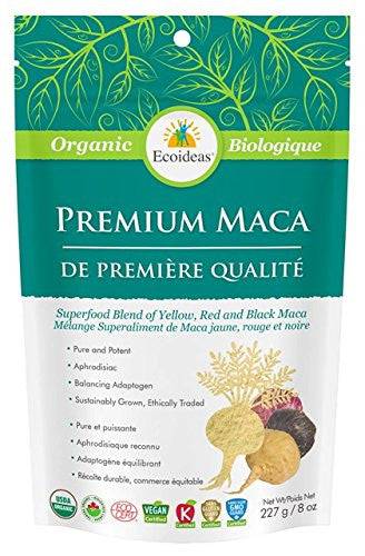 Expires March 2024 Clearance Ecoideas Organic Premium Maca 227 Grams - YesWellness.com