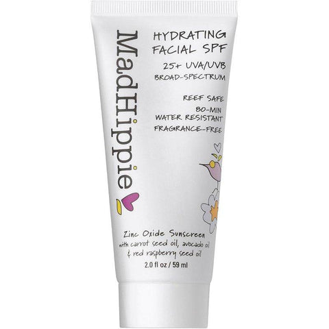 Expires March 2024 Clearance Mad Hippie Hydrating Facial SPF 25+ UVA/UVB Broad-Spectrum Zinc Oxide Sunscreen 59ml - YesWellness.com